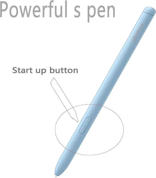 Alt view image 2 of 6 - Galaxy Tab S6 Lite 10.4" S Pen Stylus Replacement Touch Pen for Samsung Galaxy Tab S6 Lite 10.4 inch SM-P610N SM-P615 SM-P610 SM-P613, SM-P619 with Tips Blue