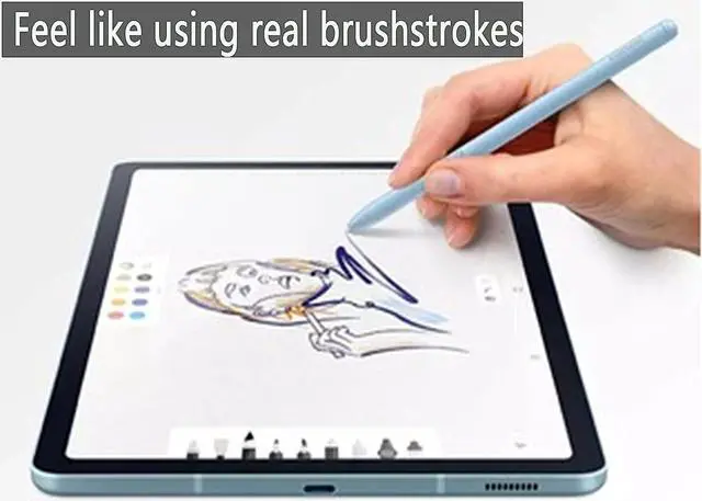 Alt view image 5 of 6 - Galaxy Tab S6 Lite 10.4" S Pen Stylus Replacement Touch Pen for Samsung Galaxy Tab S6 Lite 10.4 inch SM-P610N SM-P615 SM-P610 SM-P613, SM-P619 with Tips Blue