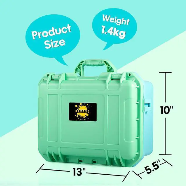 Alt view image 6 of 7 - Carrying Case for Nintendo Switch Travel Case ,Professional Deluxe Waterproof Case Soft Lining Hard Case for Nintendo Switch OLED Model Console Pro Controller & Accessories