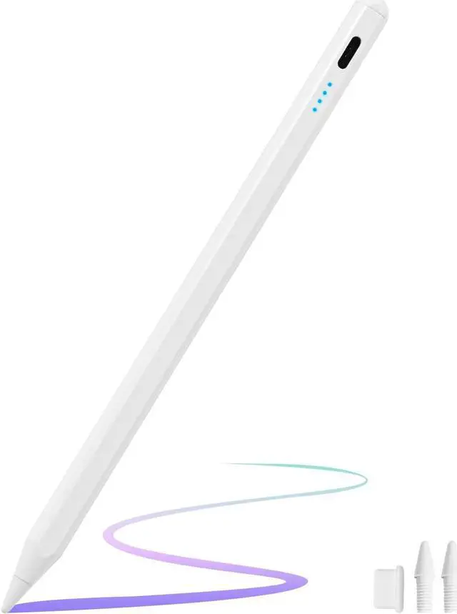 Main image of Stylus Pen for iPad with Palm Rejection - Apple Pencil for iPad 10/9th Gen,Compatible with iPad Pro 11&12.9 inch, iPad Mini 6th/5th, iPad Air 3/4/5, iPad 6/7/8th Gen - Perfect for Writing and Drawing