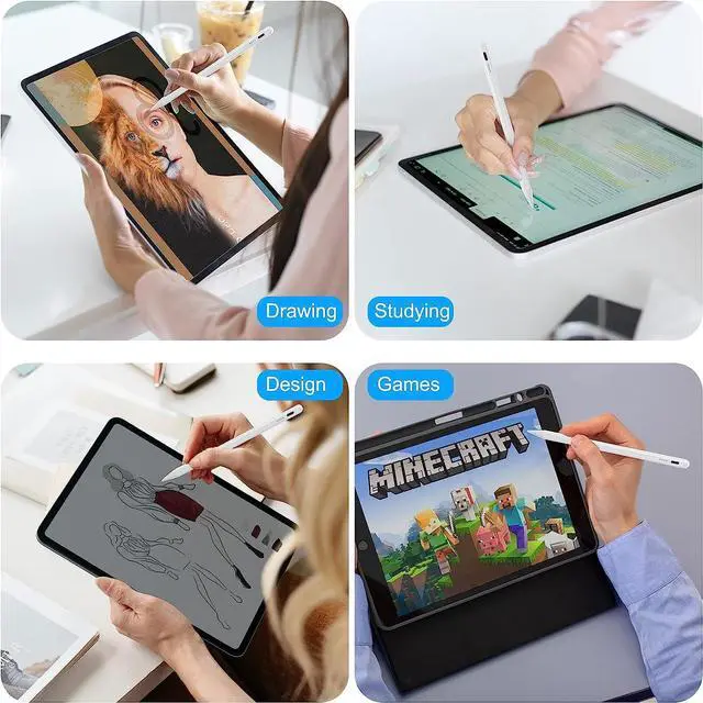 Alt view image 7 of 7 - Stylus Pen for iPad with Palm Rejection - Apple Pencil for iPad 10/9th Gen,Compatible with iPad Pro 11&12.9 inch, iPad Mini 6th/5th, iPad Air 3/4/5, iPad 6/7/8th Gen - Perfect for Writing and Drawing
