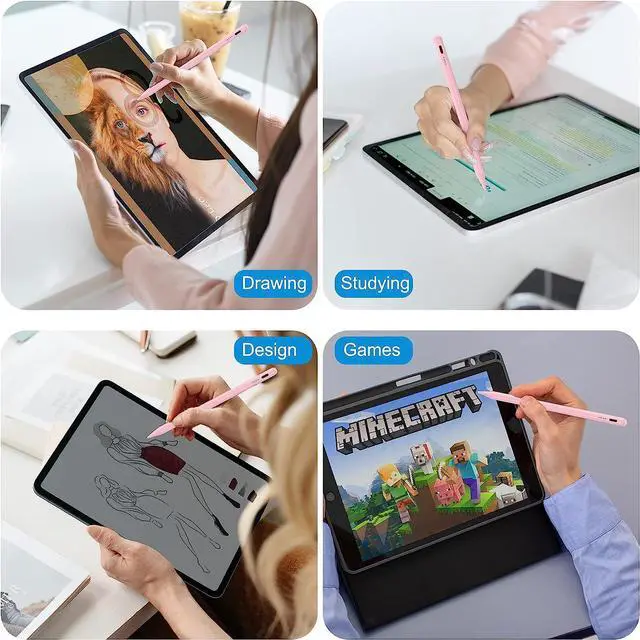 Alt view image 7 of 7 - Stylus Pen for iPad with Palm Rejection - Apple Pencil for iPad 10/9th Gen,Compatible with iPad Pro 11&12.9 inch, iPad Mini 6th/5th, iPad Air 3/4/5, iPad 6/7/8th Gen - Perfect for Writing and Drawing