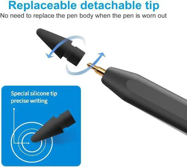 Alt view image 5 of 7 - Stylus Pen for iPad 9th&10th Gen, ipad pencil with Palm Rejection,Apple Pencil for (2018-2023) iPad Pro 11/12.9, iPad 8th/7th Gen, iPad Air 5th/4th Gen, iPad Mini 6th/5th -for Painting Sketching