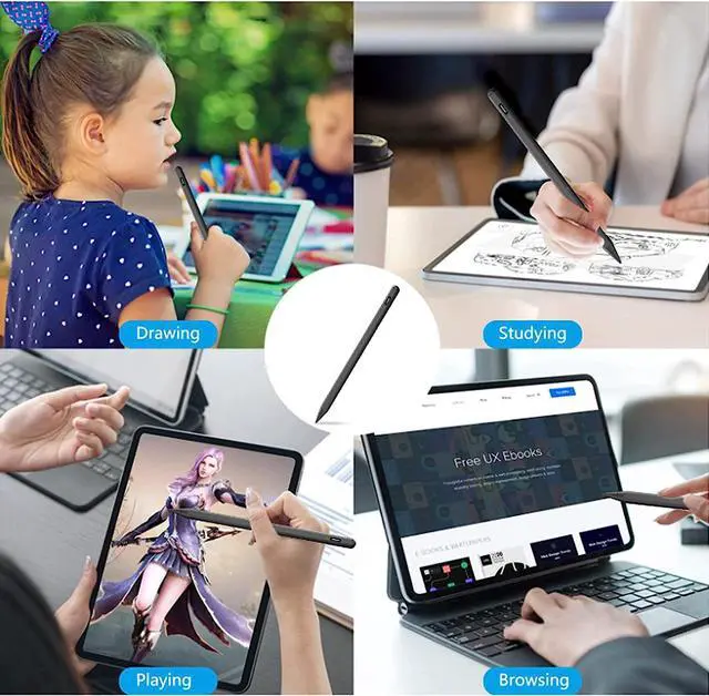 Alt view image 7 of 7 - Stylus Pen for iPad 9th&10th Gen, ipad pencil with Palm Rejection,Apple Pencil for (2018-2023) iPad Pro 11/12.9, iPad 8th/7th Gen, iPad Air 5th/4th Gen, iPad Mini 6th/5th -for Painting Sketching