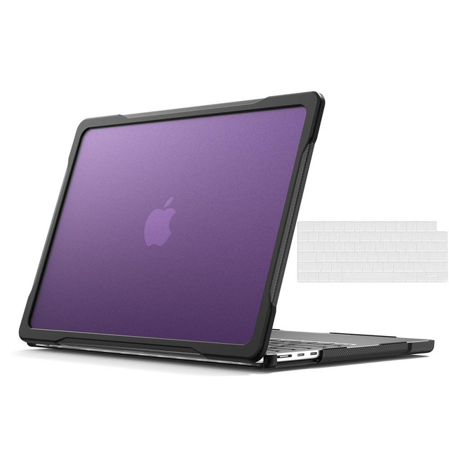 Fintie Heavy Duty Rugged Hard Shell Case For MacBook Air 13.6 Inch 2022-2024 (A3113 A2681)