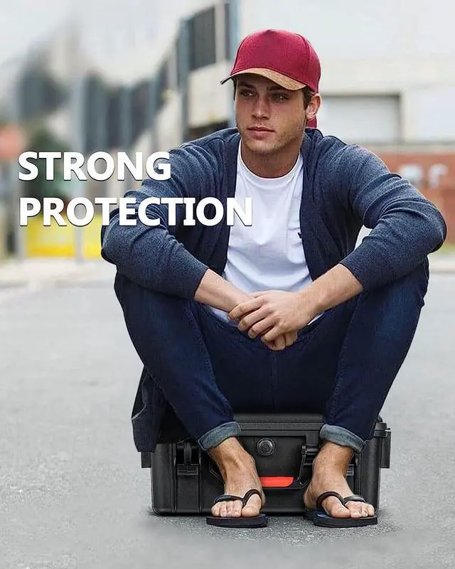 Alt view image 5 of 7 - Carrying Case for Xbox Series S, Professional Deluxe Waterproof Case Soft Lining Hard Case with Shoulder for Xbox Series S and Other Accessories Storage