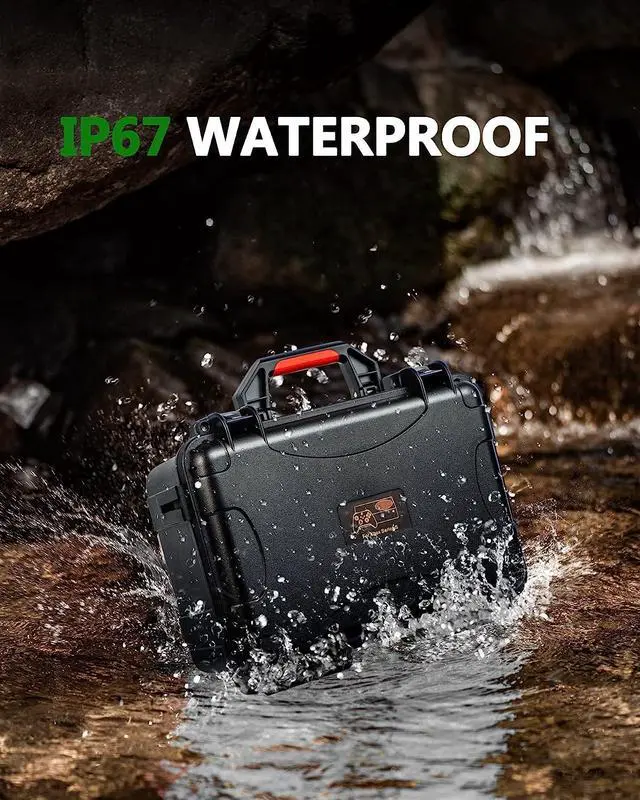 Alt view image 6 of 7 - Carrying Case for Xbox Series S, Professional Deluxe Waterproof Case Soft Lining Hard Case with Shoulder for Xbox Series S and Other Accessories Storage