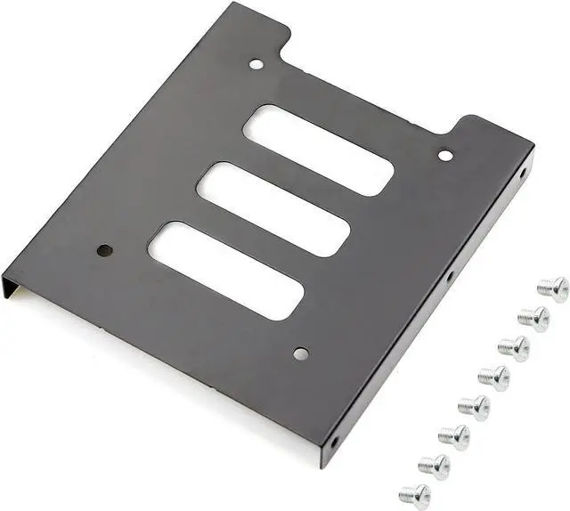 Alt view image 2 of 6 - 2 Pack 2.5" to 3.5" SSD HDD Hard Disk Drive Bays Holder Metal Mounting Bracket Adapter for PC