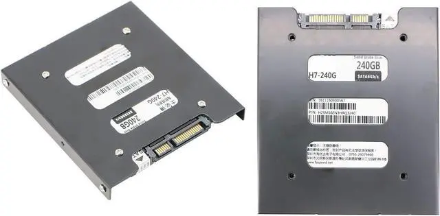 Alt view image 4 of 6 - 2 Pack 2.5" to 3.5" SSD HDD Hard Disk Drive Bays Holder Metal Mounting Bracket Adapter for PC
