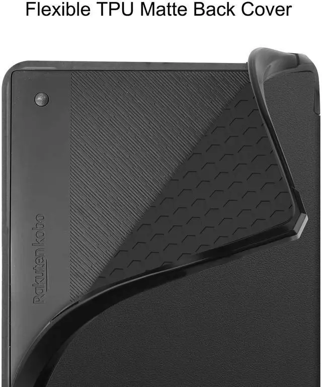 Alt view image 7 of 7 - Slim Case for Kobo Elipsa 2E 10.3 inch 2023 - Premium Leather Case Protective Smart Folio Shell Cover with Pen Holder, Auto Wake/Sleep, Multi-Viewing Angles, Stylus Pen