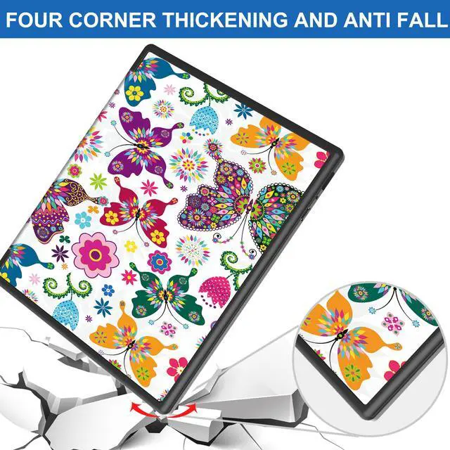 Alt view image 6 of 7 - Slim Case for Kobo Elipsa 2E 10.3 inch 2023 - Premium Leather Case Protective Smart Folio Shell Cover with Pen Holder, Auto Wake/Sleep, Multi-Viewing Angles, Stylus Pen