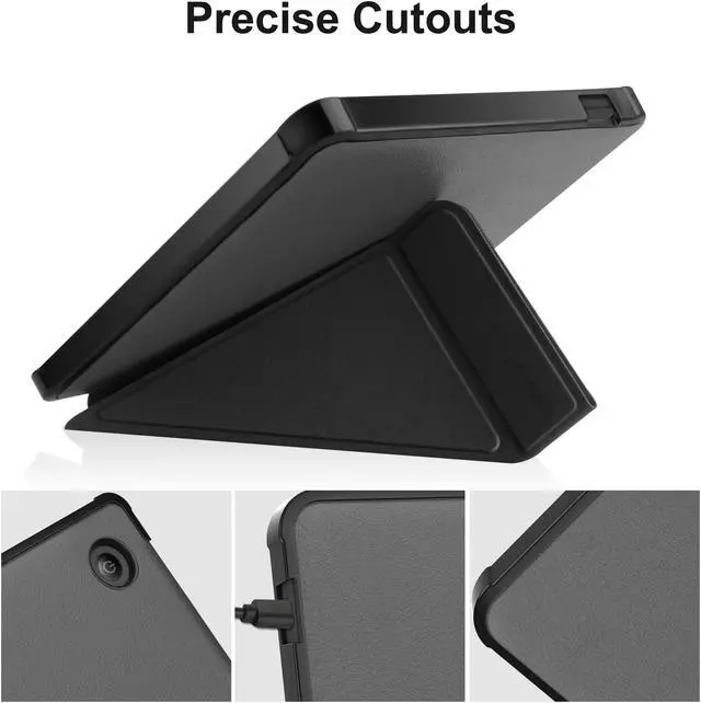 Alt view image 3 of 7 - Slim Case for Kobo Libra 2 2021 Released - Soft TPU Protective Back Cover with Auto Wake/Sleep for 7 inch Kobo Libra 2 eReader Grey