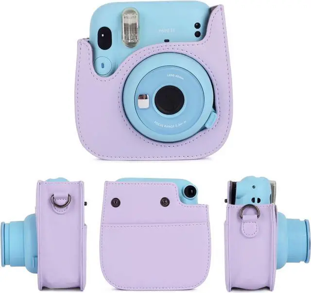 Alt view image 2 of 7 - Instant Camera Accessories Compatible with Instax Mini 11 Instant Film Camera Include Case/Album/Wall Hang Frames/Film Frames/Border Stickers/Corner Stickers
