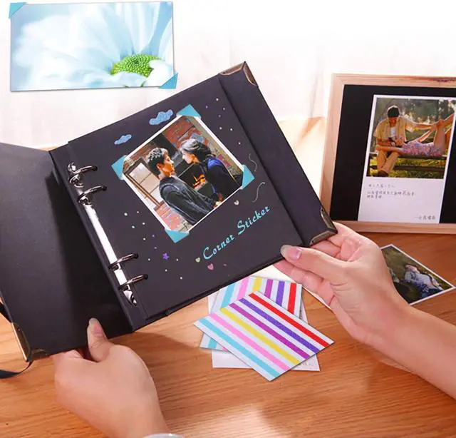 Alt view image 7 of 7 - Instant Mini 12 Camera Accessories Compatible with Fujifilm Instax Mini 12 Camera Include Case/Album/Wall Hang Frames/Film Frames/Border Stickers/Corner Stickers Green
