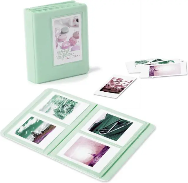 Alt view image 3 of 7 - Instant Mini 12 Camera Accessories Compatible with Fujifilm Instax Mini 12 Camera Include Case/Album/Wall Hang Frames/Film Frames/Border Stickers/Corner Stickers Green