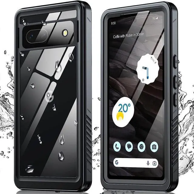 Main image of for Google Pixel 7A Case, Pixel 7A 5G Case IP68 Waterproof with Built-in Screen Protector, Full Body Sealed Heavy Duty Shockproof Dustproof Snowproof Clear Case for Pixel 7A 6.1" - Black