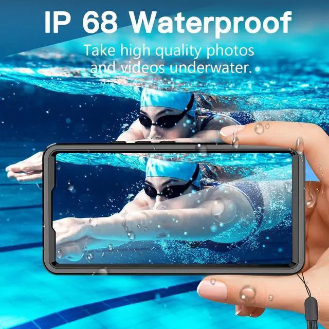 Alt view image 2 of 7 - for Google Pixel 7A Case Waterproof, Clear Water Proof Shockproof Dustproof Snowproof Full Body Rugged Transparent Built-in Screen Protector Underwater Phone Case for Google Pixel 7A