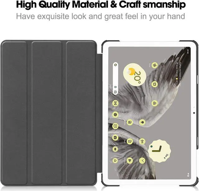 Alt view image 7 of 7 - Google Pixel Tablet Case 11 Inch 2023, Slim Stand Protective Case Smart Folio Cover with 2 in 1 Stylus Pen