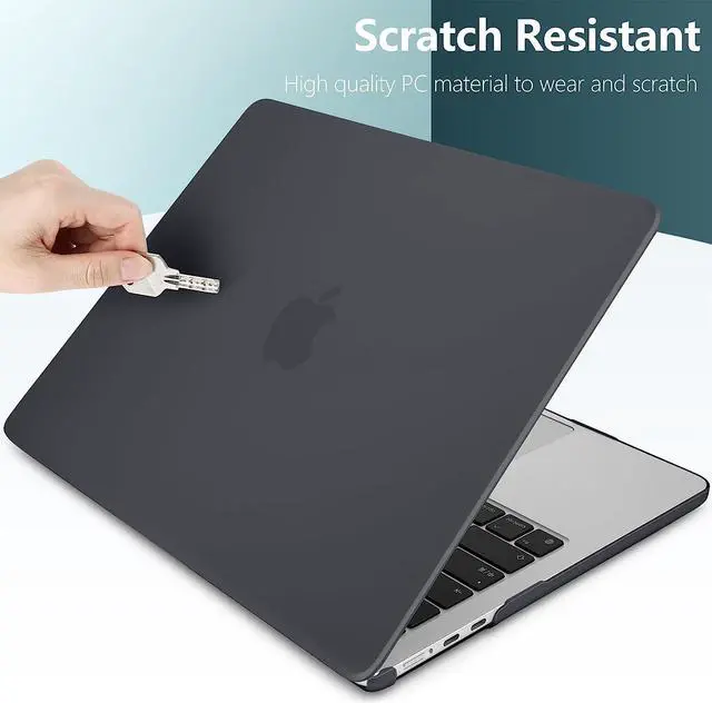 Alt view image 5 of 7 - For MacBook Air 15 inch Case 2023 Release A2941 M2 Chip with Liquid Retina Display Touch ID,Ultra Thin Laptop Plastic Hard Shell Case with Keyboard Skin & Type C Adapter 1 Pack