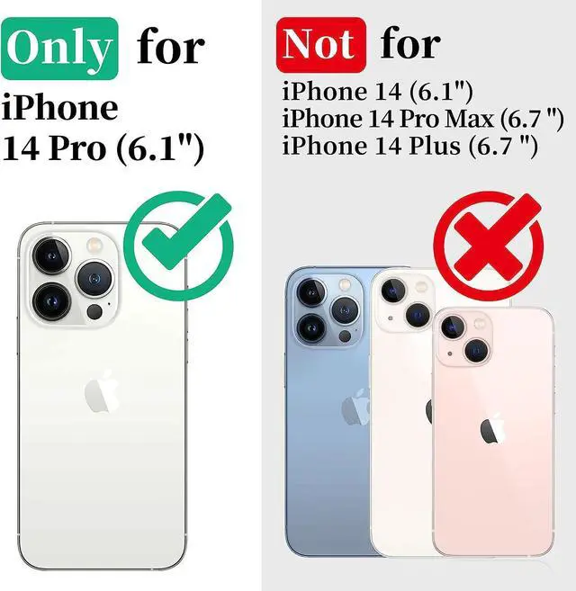 Alt view image 2 of 7 - for iPhone 14 Pro Case Waterproof, Compatible with Magsafe Magnetic Protective iPhone 14 Pro Phone Case, Water Proof Mag Safe Magnet Shockproof Full Body Clear with Screen Protector Red