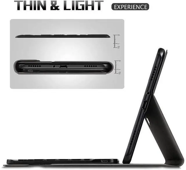 Alt view image 6 of 7 - Touchpad Keyboard Case for Lenovo Tab P11 2nd Generation 11.5 inch / Xiaoxin Pad Plus 11.5 inch 2023 Model TB-350FU TB-350XU, Detachable Wireless Keyboard Cover with Trackpad & Pencil Holder