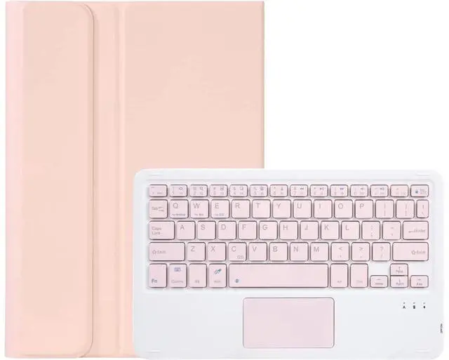 Alt view image 5 of 5 - Touchpad Keyboard Case for Lenovo Tab P11 2nd Generation 11.5 inch / Xiaoxin Pad Plus 11.5 inch 2023 Model TB-350FU TB-350XU, Detachable Wireless Keyboard Cover with Trackpad & Pencil Holder Pink