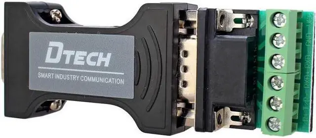 Main image of DTECH RS232 to RS485 / RS422 Serial Communication Data Converter Adapter Mini-Size