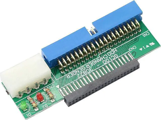 Main image of IDE 2.5 to 3.5 Adapter, 44 Pin 2.5-inch IDE Hard Disk of Laptop to 40 Pin IDE Port On PC Motherboard,HDD Hard Disk Drive or SSD to PATA Port Connector Card