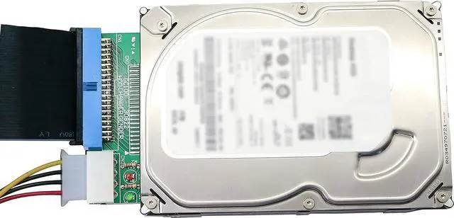 Alt view image 3 of 7 - IDE 2.5 to 3.5 Adapter, 44 Pin 2.5-inch IDE Hard Disk of Laptop to 40 Pin IDE Port On PC Motherboard,HDD Hard Disk Drive or SSD to PATA Port Connector Card