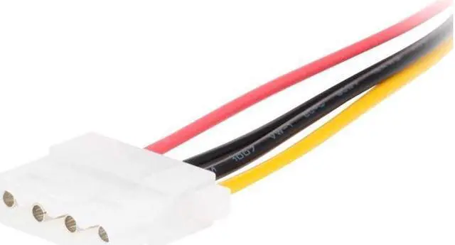 Alt view image 6 of 6 - SATA to LP4 Power Cable, 3 Pack SATA Female to Molex IDE 4 Pin Male Adapter Extension Hard Drive Power Supply Cable