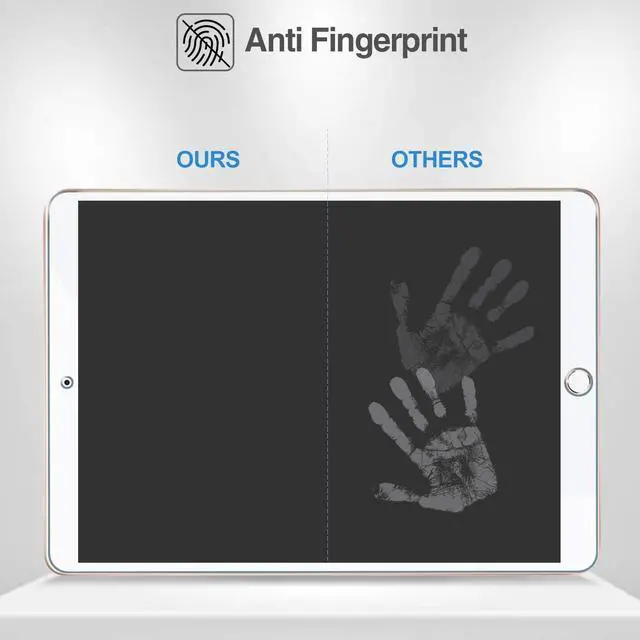 Alt view image 7 of 7 - [2 Pack] Tempered Screen Protector For iPad Pro 12.9 Inch 2015 2017 1st Gen 2nd Gen, Model A1584 A1652 A1670 A1671 A1821 Tempered Glass Film Protector, Face ID & Apple Pencil & Case Compatible