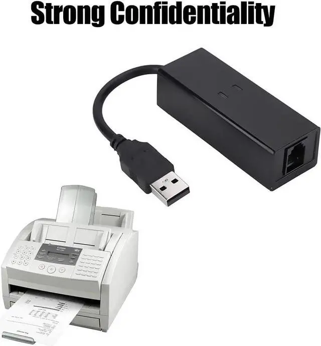 Alt view image 5 of 7 - USB 56K External Dial Up Voice Fax Data Modem Fit for Win7 Win8 Win10 XP Supports V.92 protocols and Features 56K Download speeds, 48K Data Upload and 14.4 Kbps fax Mode