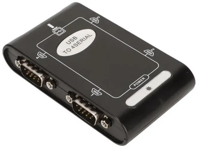 Alt view image 3 of 7 - USB to Serial Adapter, Com Reserved Function, 4 RS232 Ports, Compact Design Compact Design, USB to RS232 Adapter, Windows Compatible Suitable for Notebook Computers