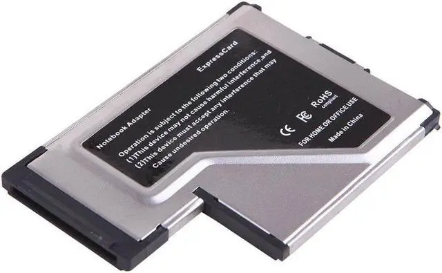 Alt view image 3 of 7 - 2 Dual Ports USB 3.0 HUB Express Card ExpressCard 54mm Hidden Adapter Converter USB3.0 for PCMCIA Laptop PC
