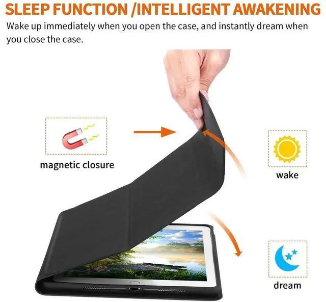 Alt view image 5 of 7 - Keyboard Case with Wireless Mouse Combo for Samsung Galaxy Tab S9 Plus 12.4 inch 2023 SM-X810 SM-X816B SM-X818U Smart Folio Cover with Magnetic Detachable Wireless Keyboard