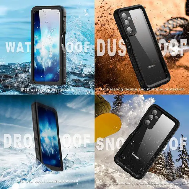 Alt view image 2 of 7 - Waterproof Case for Samsung Galaxy A24 4G / Galaxy A25 5G Snowproof, Dustproof and Shockproof, IP68 Certified Full Body Protection Fully Sealed Underwater Protective Cover