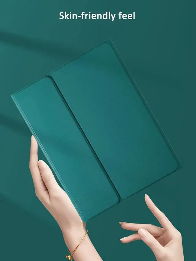 Alt view image 7 of 7 - Touchpad Keyboard Case for Huawei Matepad SE 10.4 Inch 2022 Model AGS5-W09 / AGS5-L09 Smart Folio Cover with Pencil Holder, Magnetic Detachable Wireless Bluetooth Keyboard Dark Green