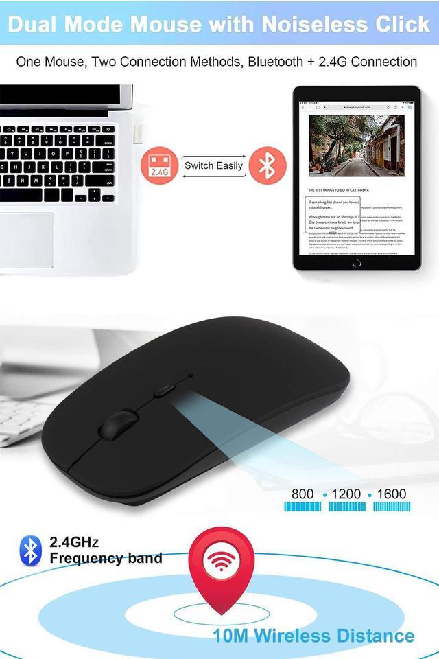 Alt view image 6 of 7 - Keyboard Case with Wireless Mouse Combo for Samsung Galaxy Tab A7 10.4 inch 2020 SM-T500 SM-T505 SM-T507, Smart Folio Cover with Magnetic Detachable Wireless Keyboard and Mice
