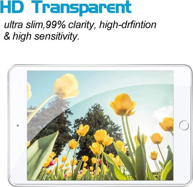 Alt view image 6 of 6 - [2 Pack] Screen Protector for iPad Mini 5 2019, Easy Installation Tempered Glass for iPad Mini 5 and iPad Mini 4 7.9 inch