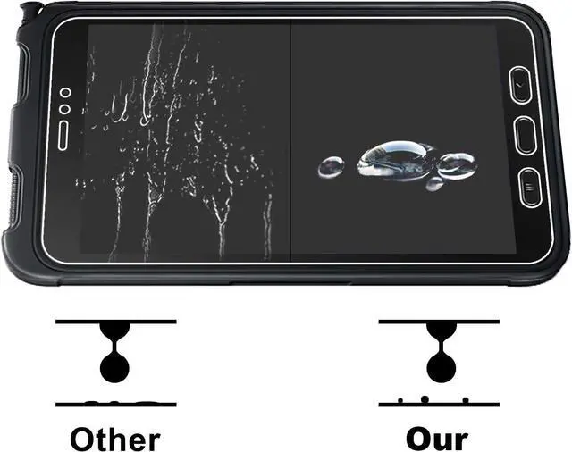 Alt view image 5 of 7 - [2-Pack] Screen Protector for Samsung Galaxy Tab Active 3 8.0 Inch SM-T570/SM-T575/SM-T577 Tempered Glass Screen Protector Film, S-Pen Compatible,Scratch Resistant