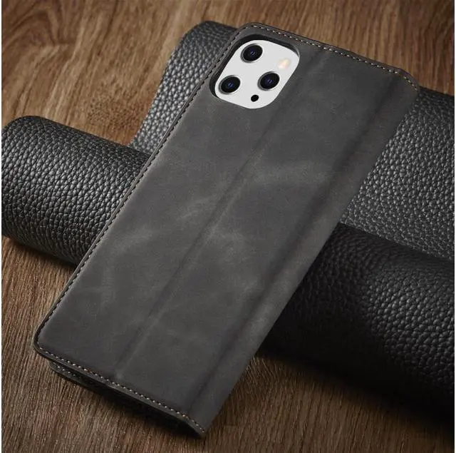 Alt view image 7 of 7 - Case for iPhone 15 Pro 6.1 inch Premium PU Leather Cover with Card Holder Kickstand Shockproof Flip Wallet Cover