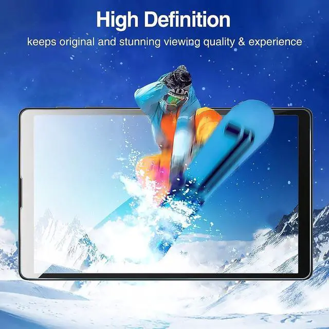 Alt view image 3 of 7 - [2 Pack] Galaxy Tab A7 Lite 8.7 Inch 2021 Screen Protectors SM-T220 T225 T227, Tempered Glass Screen Film Guard for Samsung Galaxy Tab A7 Lite 8.7" 2021 Release SM-T220 SM-T225 SM-T227