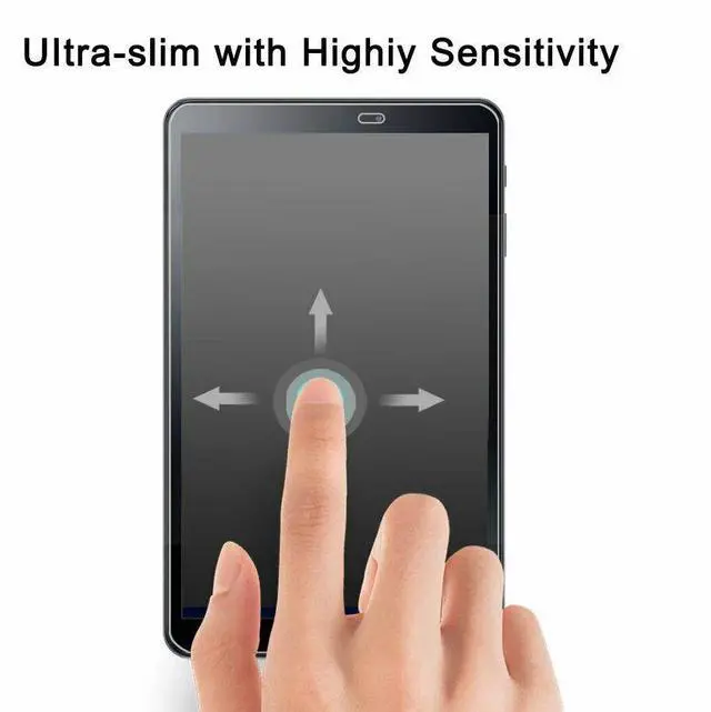 Alt view image 7 of 7 - [2-Pack] Screen Protector for Samsung Galaxy Tab A 10.1 inch 2016 SM-T580 SM-T585 SM-T587 Tempered Glass Screen Protector Film, S Pen Compatible, Scratch Resistant