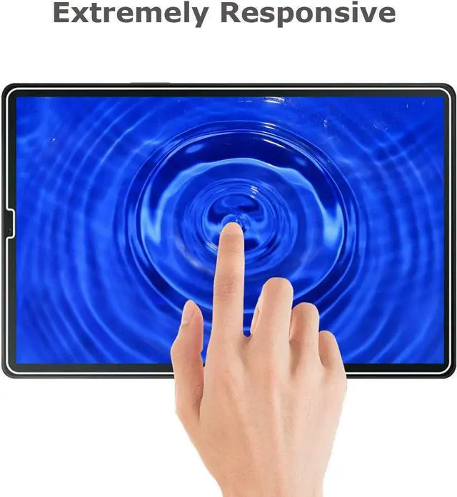 Alt view image 4 of 7 - [2-Pack] Screen Protector for Samsung Galaxy Tab A 10.1 inch 2019 SM-T510 T515 T517 Tempered Glass Screen Protector Film, Scratch Resistant