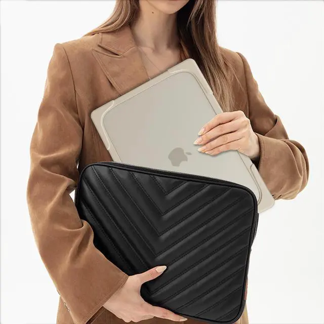Alt view image 7 of 7 - MacBook Air 15 inch Case 2023 A2941 M2 Chip Liquid Retina Display Touch ID, Heavy Duty Hard Shell Dual Layer Protective Cover with Fold Kickstand & Keyboard Skin Cover & Type C Adapter Khaki