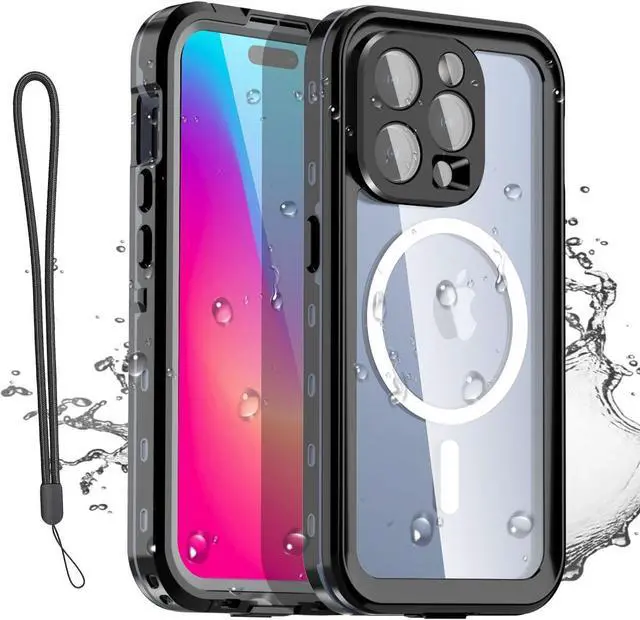 Main image of Waterproof Case for iPhone 15 Pro 6.1 inch with MagSafe Snowproof, Dustproof and Shockproof, IP68 Certified Full Body Protection Fully Sealed Underwater Cover for iPhone 15 Pro 6.1"