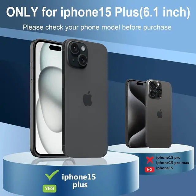 Alt view image 2 of 7 - for iPhone 15 Plus 6.7 inch Waterproof Case Magnetic, [Compatible with MagSafe][with Screen Protector][IP68 Underwater][15FT Military Dropproof][Dustproof] Phone Cover for iPhone 15 Plus 6.7"