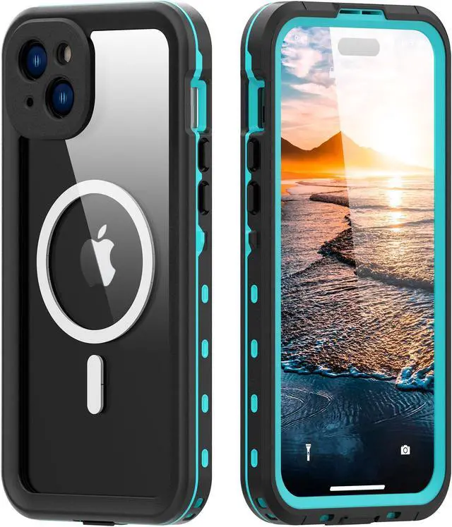 Main image of for iPhone 15 Plus 6.7 inch Waterproof Case Magnetic, [Compatible with MagSafe][with Screen Protector][IP68 Underwater][15FT Military Dropproof][Dustproof] Phone Cover for iPhone 15 Plus 6.7" Blue