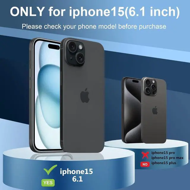Alt view image 2 of 7 - for iPhone 15 6.1 inch Waterproof Case Magnetic, [Compatible with MagSafe][with Screen Protector][IP68 Underwater][15FT Military Dropproof][Dustproof] Phone Cover for iPhone 15 6.1"