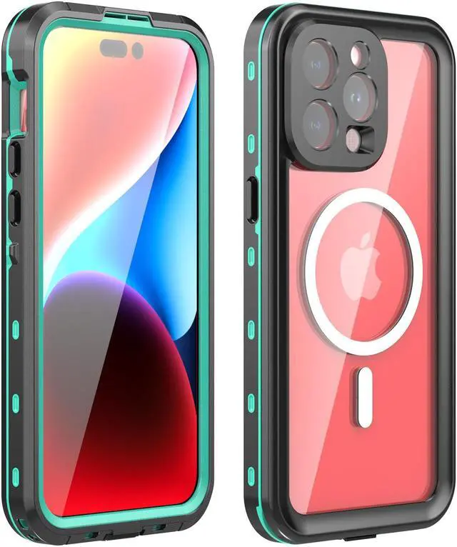 Main image of for iPhone 15 Pro Max 6.7 inch Waterproof Case Magnetic, [Compatible with MagSafe][with Screen Protector][IP68 Underwater][Dustproof] Phone Cover for iPhone 15 Pro Max 6.7" Blue